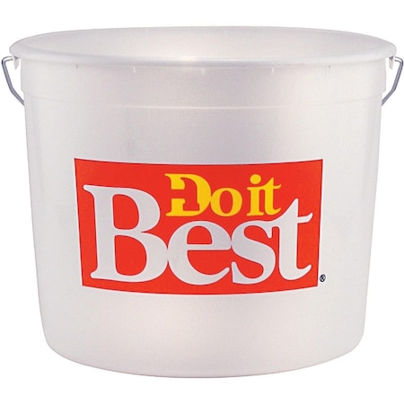 All-Source 10 Qt. White Polysteel Pail 10QDIB12012